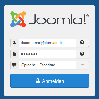 Joomla! E-Mail Login