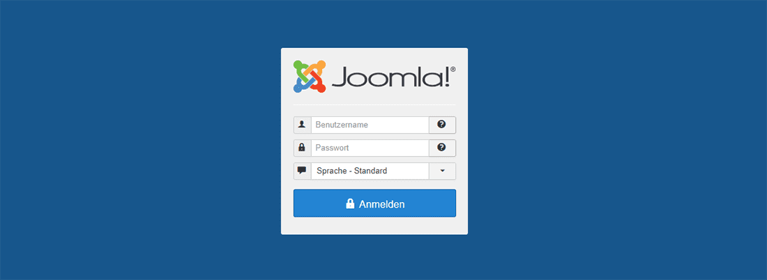 Joomla Administratoroberfläche