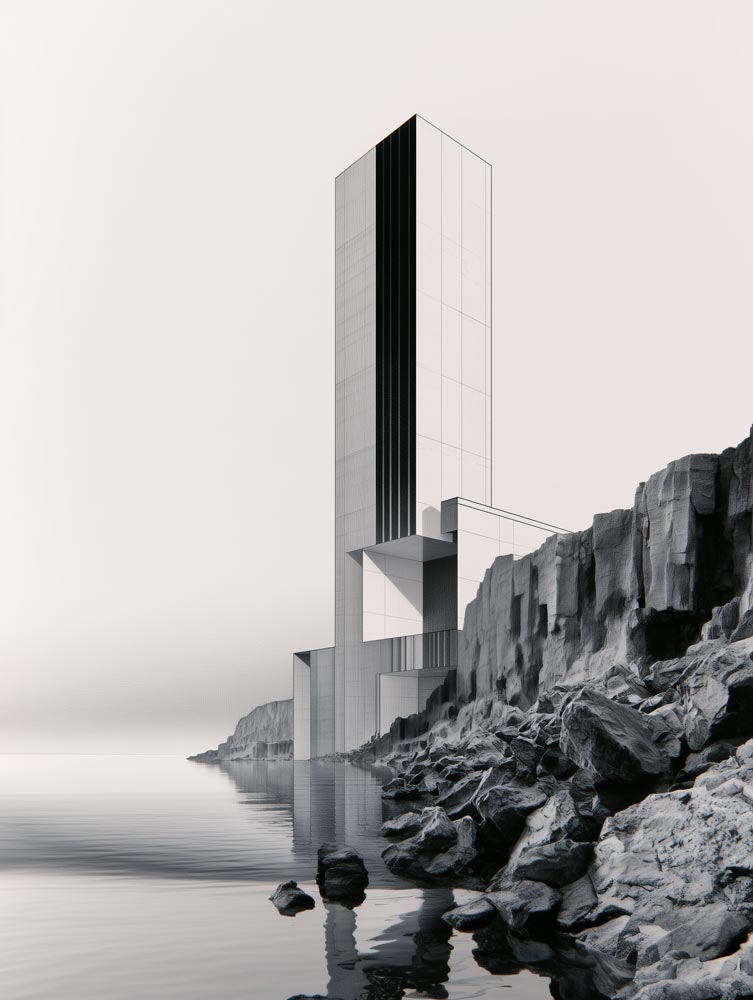 Beispiel geometrische Abstraktion im Website-Kontext
