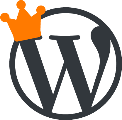 Wordpress Logo mit Krone