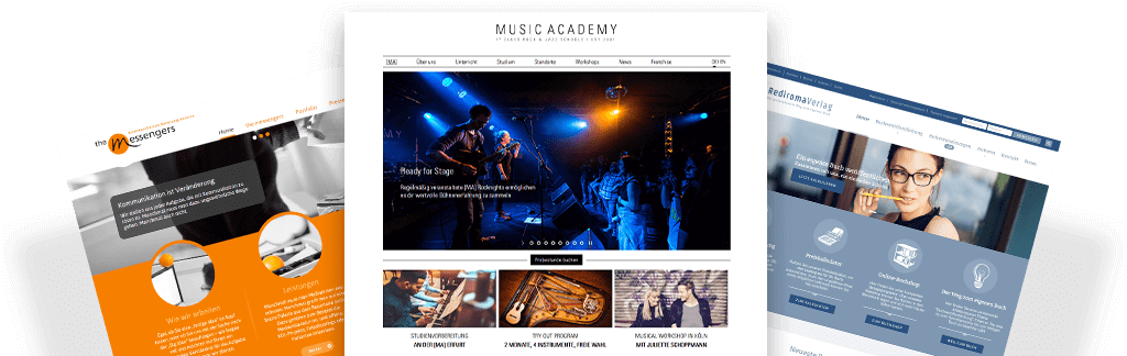 Referenzen unserer Webdesign Agentur Referenzen